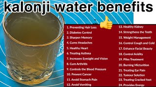 कलौंजी के 25 फायदेkalonjiblack seed water for weight losshow to use Kalonji for weight loss [upl. by Derfla]