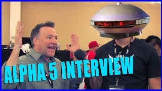 Richard Horvitz Alpha 5 POWER RANGERS Interview  Power Morphicon 2014 [upl. by Meryl]