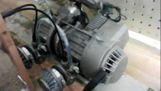 2 Zylinder pocket bike Motor [upl. by Garlanda]