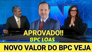 BPCLOAS NOVIDADE AUMENTO NO VALOR DO BPC ENTREVISTA COMPLETA [upl. by Margo]