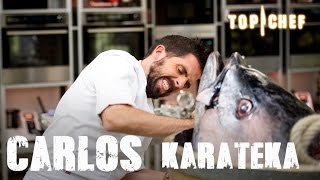 Karate Kid con Carlos  Top Chef [upl. by Sitnerp659]