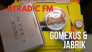 Shimano Stradic FM C3000XG  knob gomexus amp PE relix jabrik [upl. by Stew]