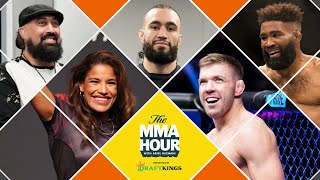 The MMA Hour Julianna Peña Dricus Du Plessis Shane Burgos and More  April 12 2023 [upl. by Aehtorod]