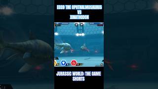 Ecco The Ophthalmosaurus vs Xinathodon  Jurassic World The Game Shorts [upl. by Glynis853]