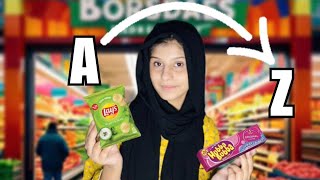 A to Z shopping challenge for 1000 RP  Zainab Fatima vlogs [upl. by Damita966]