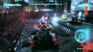 BATMAN™ ARKHAM KNIGHT clearing the militia checkpoint near clock tower [upl. by Eciryt436]