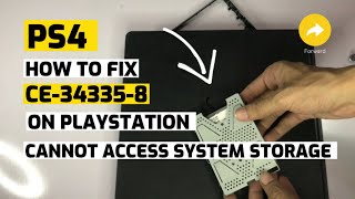 How to fix Ps4 Ce343358 Cannot Access The System Storage Fixed [upl. by Youngran]