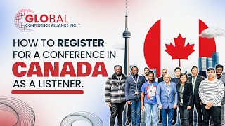 How to Register For International Conference in Canada as a Listener With Invitation Letter [upl. by Oenire]