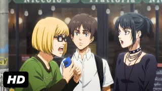 Escena Post Créditos Shingeki no Kyojin The Last Attack Pelicula Completa  Eren Mikasa y Armin [upl. by Eleumas]