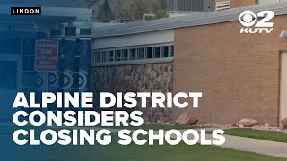 Parents in Alpine School District face uncertainty over potential school closures [upl. by Ellata344]