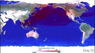 Fukushima Radioactivity Global Deposition Map [upl. by Leschen966]