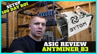 Bitmain Antminer B3 Review  Bytom BTM Mining is Profitable  ASIC Tensority Algo [upl. by Rakabuba]