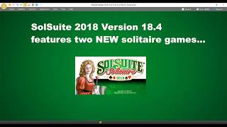 SolSuite Solitaire NEW 184 has been released [upl. by Nodarse]