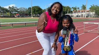 Meet the fastest 6 year old in the NATION 💨Alayaambi [upl. by Mendez]