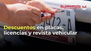 Descuentos en placas licencias y revista vehicular [upl. by Pergrim]