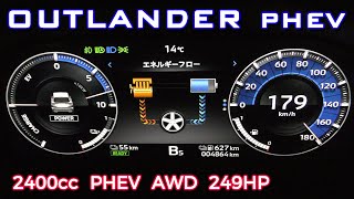 2022y New Outlander PHEV  acceleration testMITSUBISHI GN0W [upl. by Tebazile]