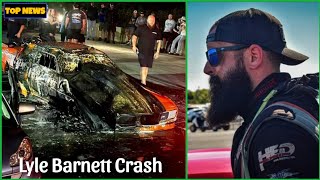 Lyle Barnett Crash  Lyle Barnetts Camaro BURSTS into Flames 🚗💥  FIRST LOOK InCar Footage [upl. by Tuorah]