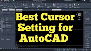 How to Fix AutoCAD Cursor Setting Slow movement 2022  best Setting for AutoCAD Cursor SourceFed [upl. by Jez532]