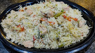 Chicken And Vegetable Rice Recipe  Chinese Pulao Recipe  Mix Vegetable Pulao😋🥬🥕 youtube [upl. by Ennaeirb43]