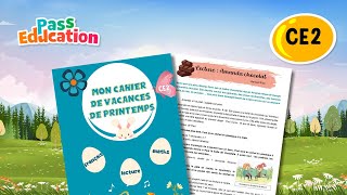 Cahier de vacances Printemps  CE2 de PassEducationfr [upl. by Ellenar168]