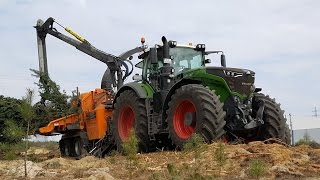 De eerst geleverde Fendt 1050 Vario en de Doppstadt 812 in actie Trekkerweb [upl. by Gill]