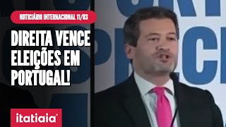 CENTRODIREITA VENCE AS ELEIÇÕES LEGISLATIVAS EM PORTUGAL  NOTICIÁRIO INTERNACIONAL [upl. by Eloise]