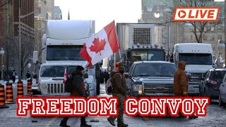 🔴 LIVE Canadian Truckers Freedom Convoy Ottawa 🇨🇦 live audio [upl. by Sylado]