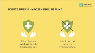 Keine Allergie mehr durch Hyposensibilisierung  Erfolgsaussichten bei Therapie Experte erklärt [upl. by Yltnerb]