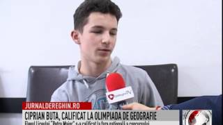 CIPRIAN BUTA CALIFICAT LA OLIMPIADA DE GEOGRAFIE 2015 03 13 [upl. by Rad886]