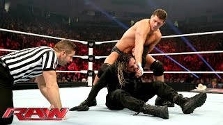 Big E Langston Cody Rhodes amp Goldust vs The Shield Raw Jan 20 2014 [upl. by Uhthna87]