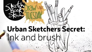 Draw Tip Tuesday  An Urban Sketchers Secret [upl. by Oicneconi]