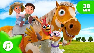 O Galo e a Pata 🐔 A FAZENDA DO ZENÓN 👨🏻‍🌾 MIX  Desenho Animado BRASIL  O Reino Infantil [upl. by Akeihsat]