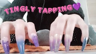 ASMR 💞 tingly tapping💞long nails [upl. by Aieki91]