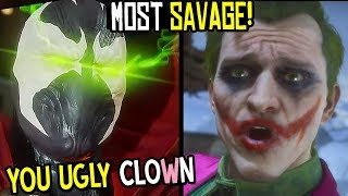 Mortal Kombat 11 Spawn  MOST SAVAGE amp FUNNIEST MEANEST INTROS  MK11 All Savage Intros Spawn [upl. by Dorris]