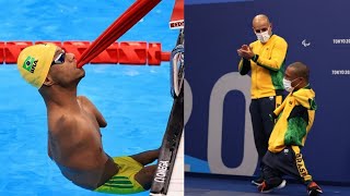 👉Nadador Gabriel Araújo conquista a 1ª medalha do Brasil nas Paralimpíadas [upl. by Ecirpac175]