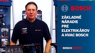 Základné náradie pre elektrikárov a HVAC Bosch [upl. by Nady]