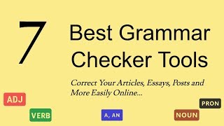 7 Best Free Grammar Checker Tools to Correct English Writing Errors [upl. by Alur]