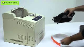 Xerox Phaser 4500 Toner Cartridge Replacement  user guide 113R00656113R00657 [upl. by Ku]