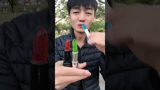 Jelly lipstick of various colors for everyone to choose from ♥️♥️ funny iceboy youtubeshorts [upl. by Eahsat]