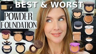 The BEST POWDER FOUNDATION For OILY SKIN  Mature Skin  15 RANKED [upl. by Pence]