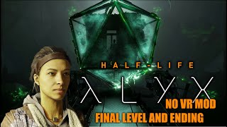 Half Life Alyx  Alyx Storms The Combine Vault To Save Freeman NOVR MOD Final Mission  Ending [upl. by Airrotal]