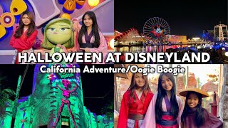 HALLOWEEN AT DISNEYLAND VLOG Oogie Boogie Anaheim  More [upl. by Bibah68]