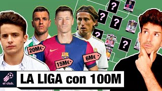 HACEMOS UN EQUIPO DE LA LIGA CON 100 MILLONES  ft Adri Contreras [upl. by Eetsud]