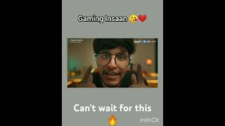 Just obsessed with this teaser ❤️ gaminginsaan triggeredinshaan shorts [upl. by Nitsyrk]