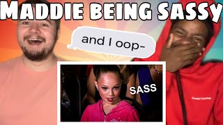 dance moms  maddie being a sassy queen for 2 minutes straight REACTION [upl. by Shelley]