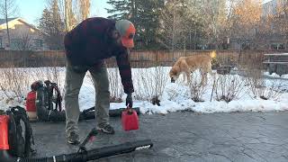 Echo backpack leaf blowers testing 770T 63ccand 9010T80cc light and great harness padding [upl. by Yelkrab]