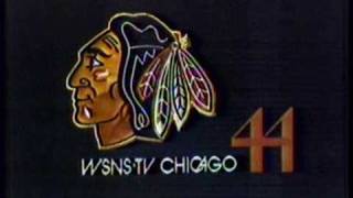 WSNS Channel 44  quotBlackhawks Promo amp ID Slidequot 1980 [upl. by Teador]