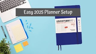 My favourite planner for 2025  LEUCHTTURM1917 Weekly Planner amp Notebook softcover B6 [upl. by Hplodur664]