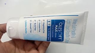 Olesoft Max Cream  White Soft paraffin amp Light Liquid paraffin Cream Uses  Olesoft Max Cream Uses [upl. by Stalder]