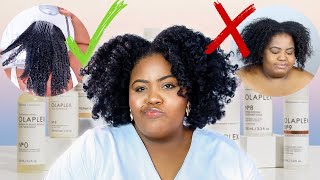 DONT WASTE MONEY I Was WRONG about OLAPLEX on Type 4 Natural Hair  Honest Review of Olaplex 09 [upl. by Euqinwahs923]